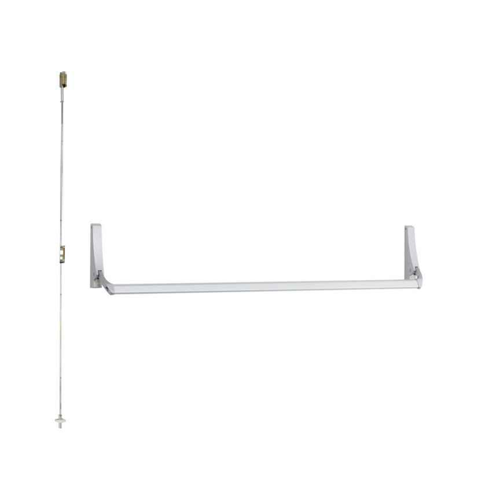 Falcon 1990EO Narrow Stile Concealed Vertical Rod Exit Device - 44 Inch Exit Only