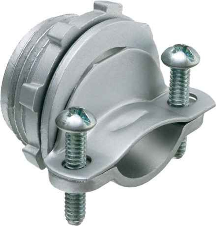 Arlington Industries Zinc die-cast, 1-1/2" service entrance round cable connector