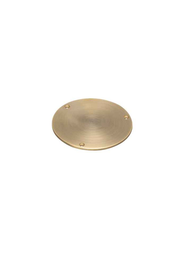 Arlington Industries TWO low openings with built-in divider, an ultra-thin stamped steel flange, and flush-to-the-floor in-use and blank covers. In a black powder-coated finish. Has an antique bronze plated finish.