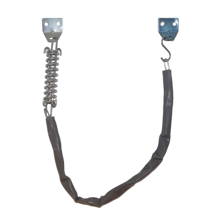 Don-Jo CC-100 Crash Chain, 21-3/4" Length with Vinyl Cover in Zinc Finish