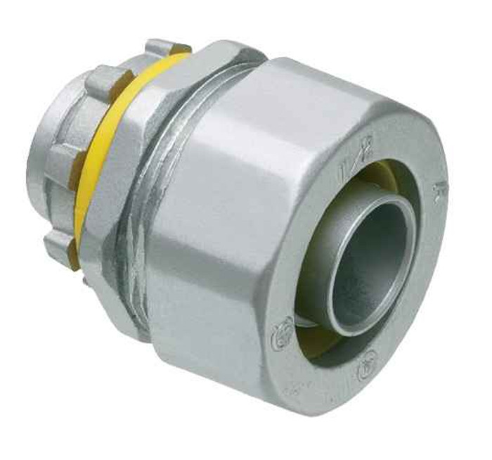 Arlington Industries Straight, zinc die-cast connector for use with metallic or non metallic liquid tight conduit type B only. 3/4" Trade Size. Arlington Industries Straight, zinc die-cast connector for use with metallic or non metallic liquid tight conduit type B only. 3/4" Trade Size.