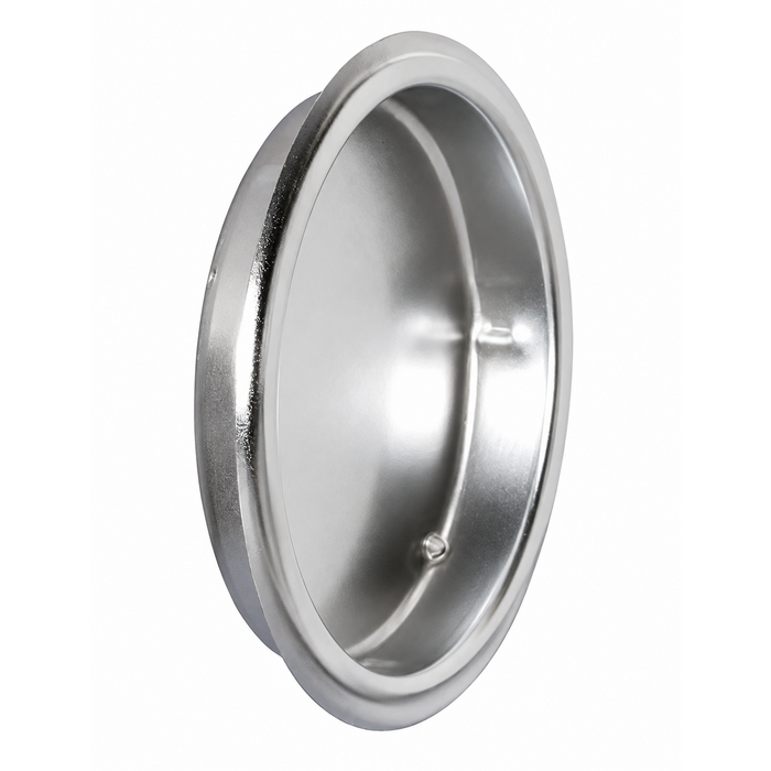 Don-Jo 125 Finger Pull 2-1/8" Diameter Zinc Flush Pull for Sliding and Barn Doors