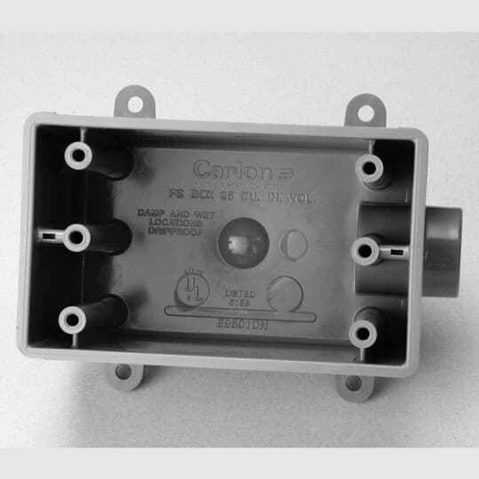 Carlon 3/4 FDE 1-GANG WP BOX DEEP-NEW STY