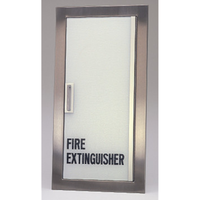 Larsens 2712R Fire Extinguisher Cabinet - Gemini Series, ADA Compliant, 20 lb Capacity, 27 x 12, Acrylic Door, Non-Fire Rated