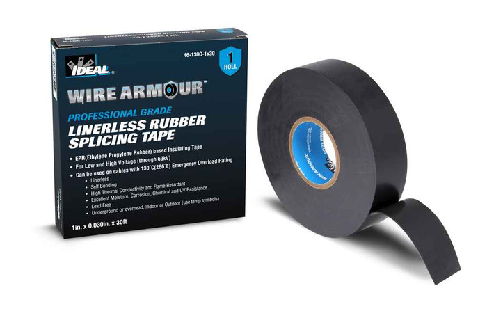 IDEAL Industries Linerless Rubber Tape, 1"