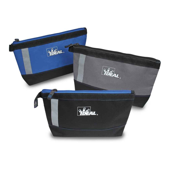 Ideal Industries Pro Series Stand Up Supply Zipper Pouch 3-Pack 1680D Ballistic Material Carabiner