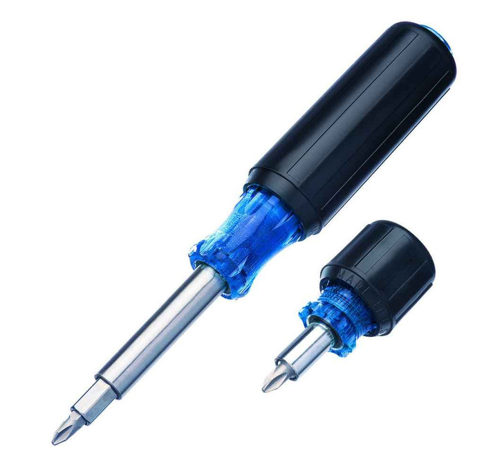 IDEAL Industries 6-in-1 Stubby & 12-in-1 Multi-Bit Screwdriver & Nut Driver Combo