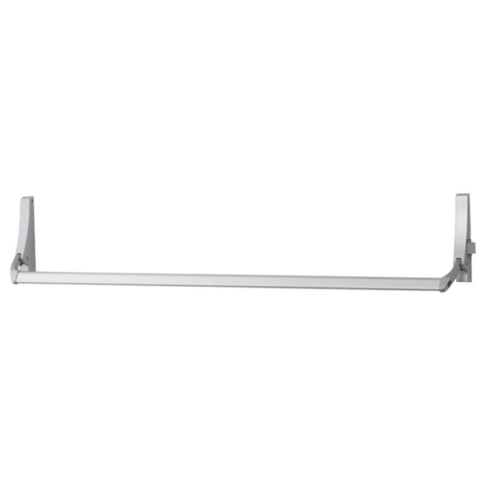 Falcon 2090EO Narrow Stile Rim Exit Device, Exit Only, 44 Inch, P28 Satin Aluminum Clear Anodized