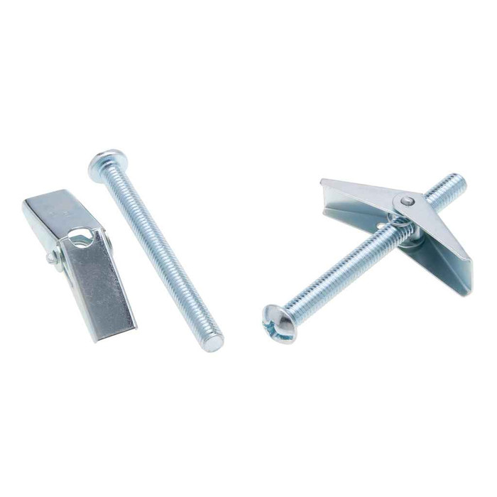 Metallics Anchors Sprg Wing TogBt Rh Sl 1/4" Trd 20 Lgt 6"