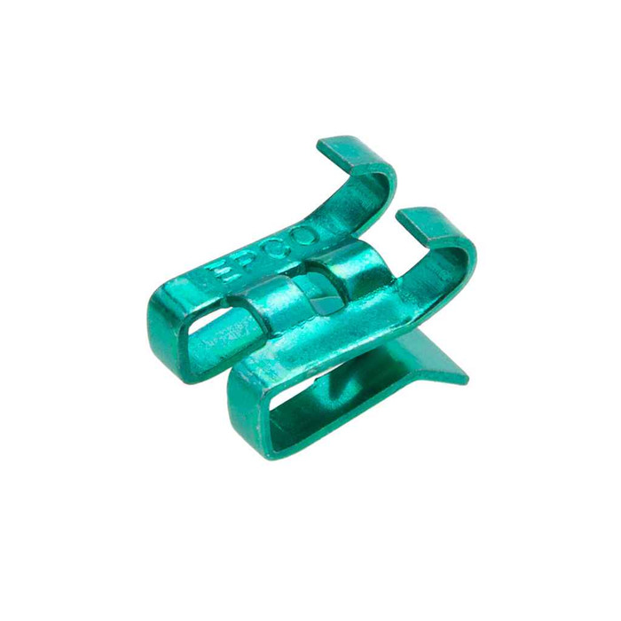 Metallics Ground Clip size 10/12/14 Green Steel Zinc