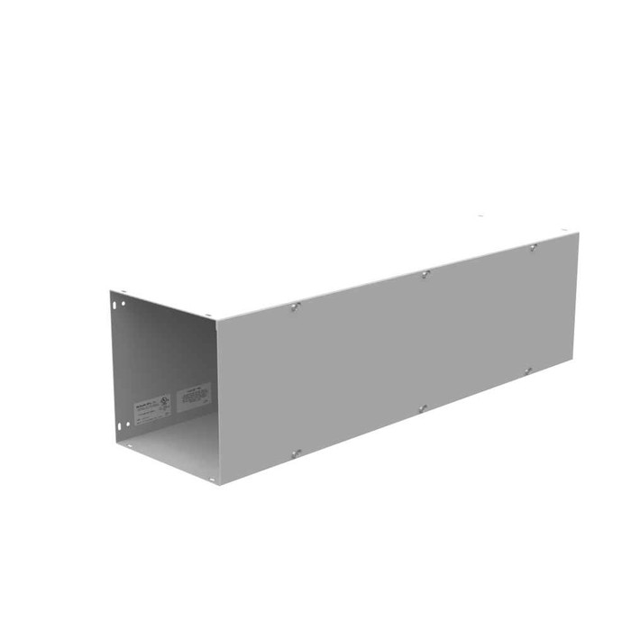 Milbank 10x36x10 Screw Cover Wireway Type 1 UL Listed Steel No Knockouts ANSI 61 Gray