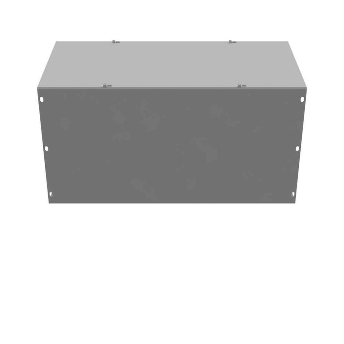 Milbank 12x24X12 Screw Cover Wireway Type 1 UL Listed Steel No Knockouts ANSI 61 Gray