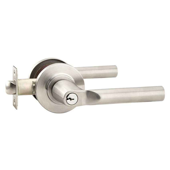 Emtek Emtek Modern Brass Key In Leverset - Hanover Lever with Rosette Options - Single Cylinder EMTEK-HANOVER-LEVER-KEY-IN-LOCKSET