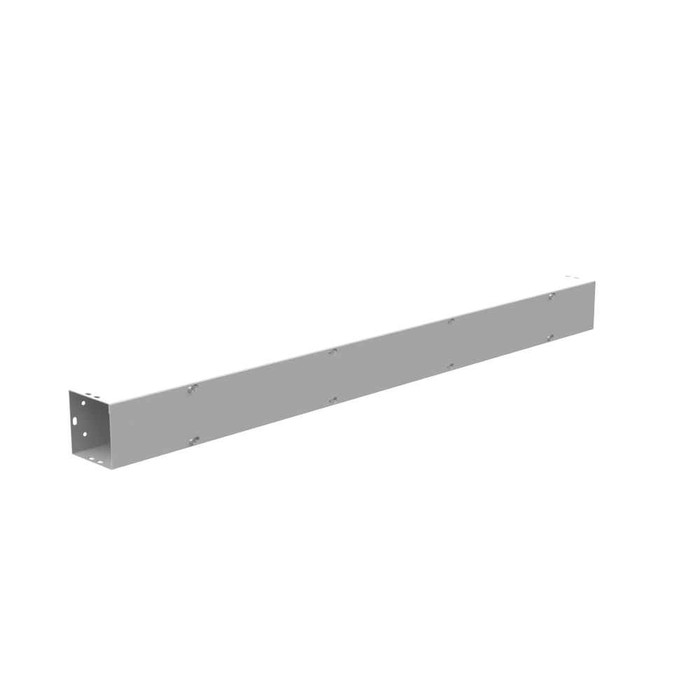 Milbank 4X48x4 Screw Cover Wireway Type 1 UL Listed Steel No Knockouts ANSI 61 Gray