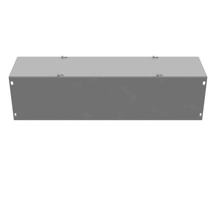 Milbank 6x24X6 Screw Cover Wireway Type 1 UL Listed Steel No Knockouts ANSI 61 Gray