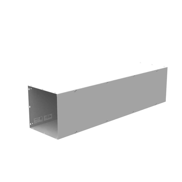 Milbank 12x48x12 Screw Cover Wireway Type 1 UL Listed Steel No Knockouts ANSI 61 Gray