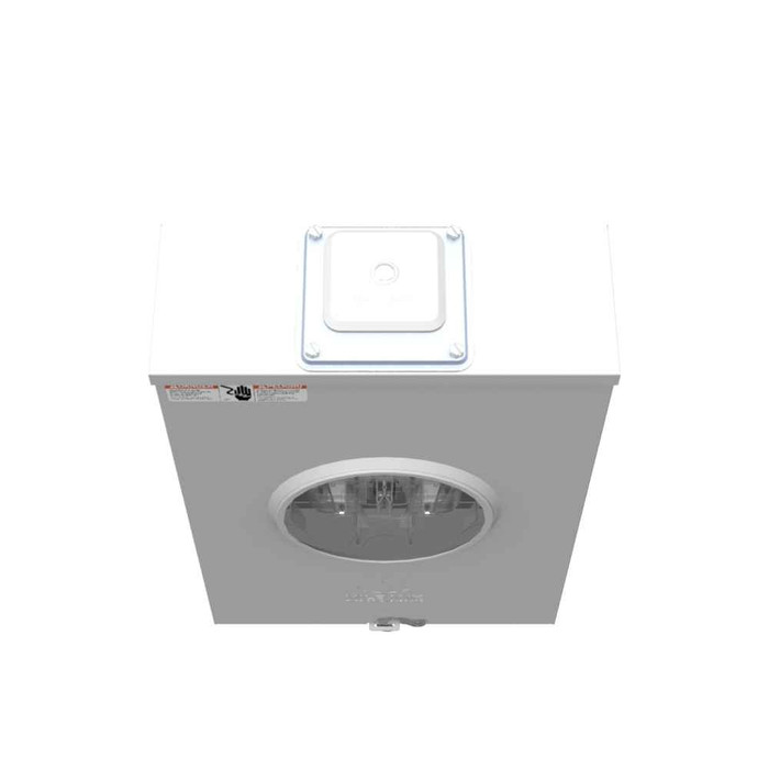 Milbank 4 Terminal Ringless Large Hub Open Adapt To Small Closing Plate Quadplex Ground Lever Bypass