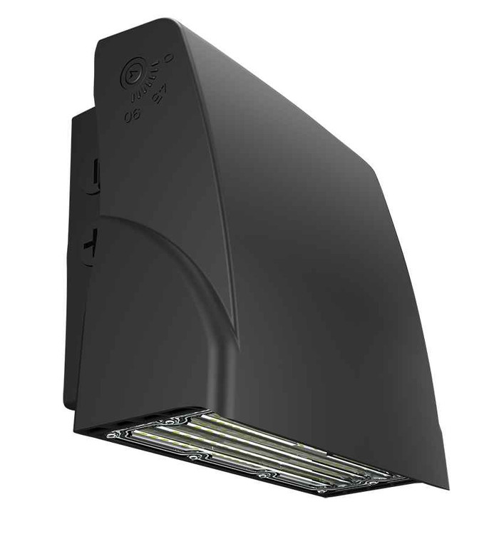 RAB WALL PACKS 1761/1904/1852 LUMENS SLIM 15W ADJUSTABLE 3000/4000/5000K BRONZE