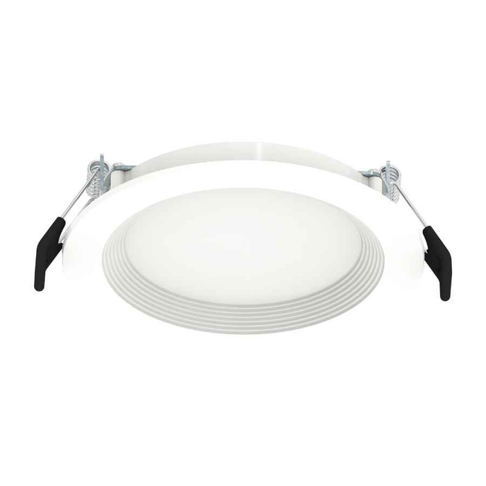 RAB RECESSED DOWNLIGHTS 750 LUMENS WAFER EDGE-LIT 10.5W 4 INCHES ROUND 90CRI ADJUSTABLE 2700/3500/4000/5000K 120V WHITE BAFFLE
