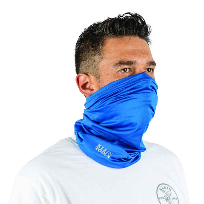 Klein Tools Neck and Face Cooling Band, Blue