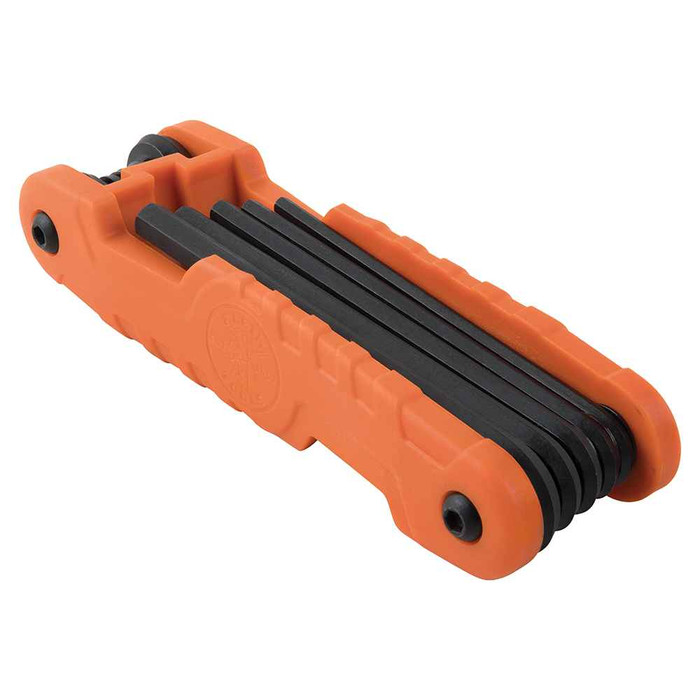 Klein Tools Pro Folding Hex Key Set, 11-Key, SAE Sizes