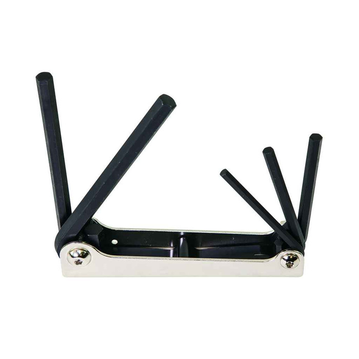 Klein Tools Folding Hex Key Set, 5-Key, SAE Sizes