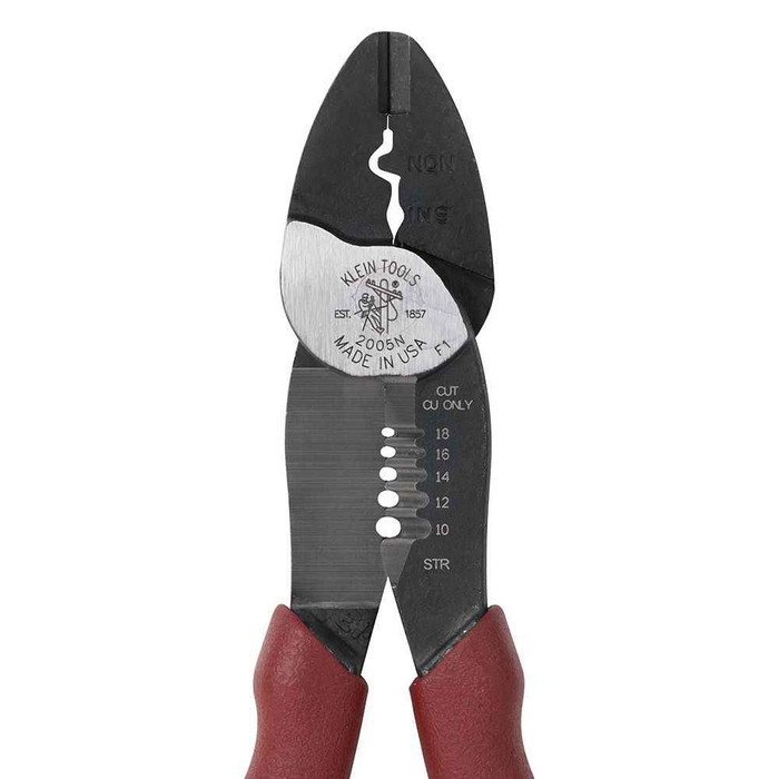 Klein Tools Forged Steel Wire Crimper, Cutter, Stripper