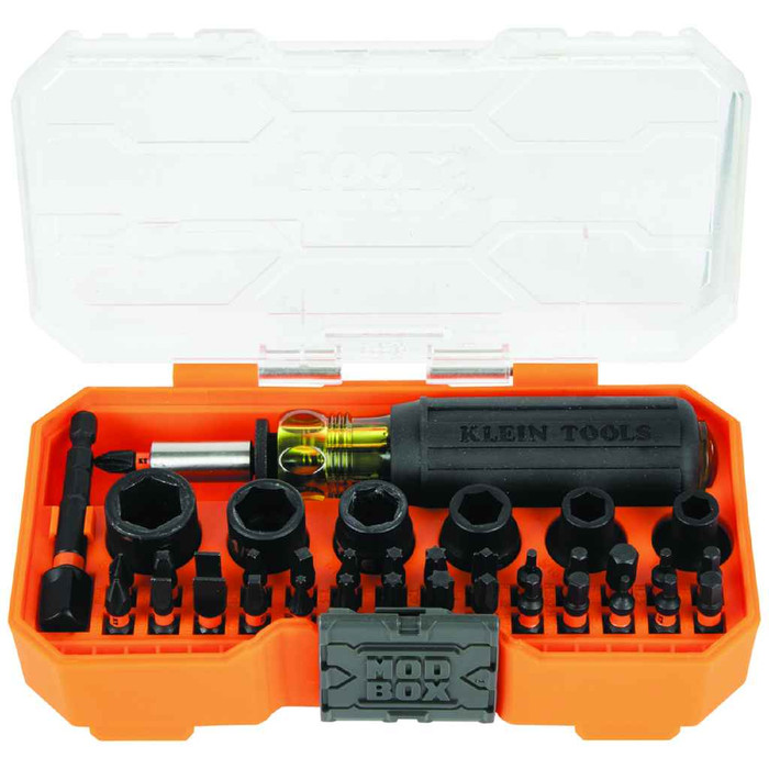 Klein Tools ProFlex Impact Screwdriver Bit and Socket Set, 38-Piece