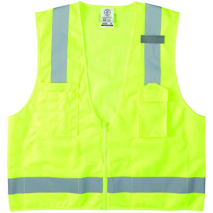 Klein Tools Safety Vest, High-Visibility Reflective Vest, M/L