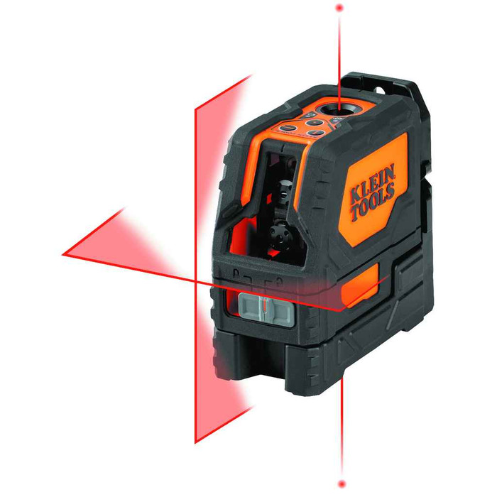 Klein Tools Laser Level, Self-Leveling Red Cross-Line Level and Red Plumb Spot