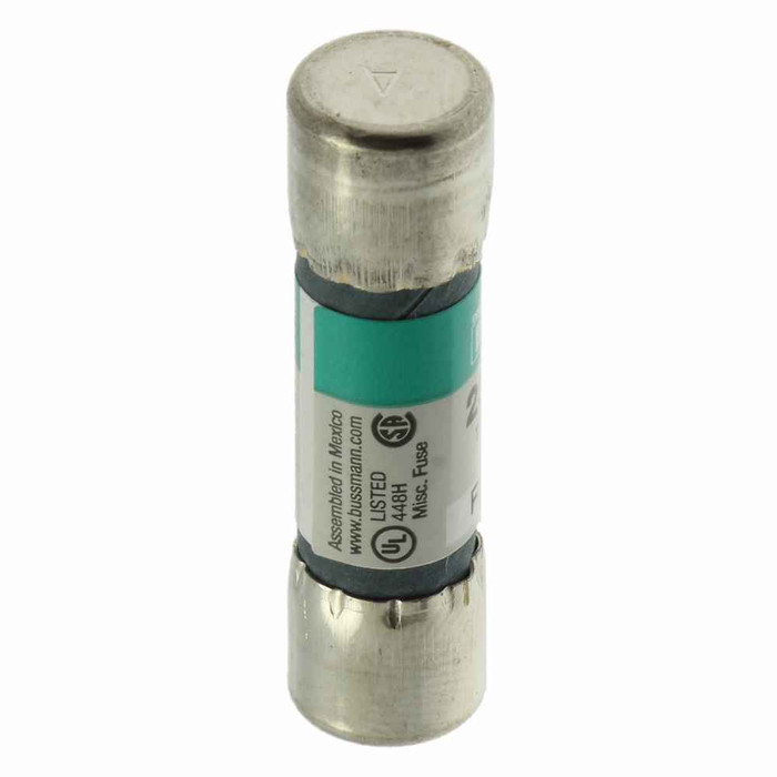 Bussmann Eaton series FNM fuse, Time-delay Midget fuse, 1 A, Dual, Non-indicating, Ferrule end x ferrule end, 35 AIC at 250 Vac,10 kAIC at 125 Vac, Ni