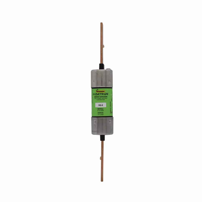 Bussmann Eaton series FRS-R fuse, 100 A, Dual, Class RK5, Non-indicating, Blade end x blade end, 10 sec at 500%, 20 kAIC at 300 Vdc,200 kAIC at 600 V,