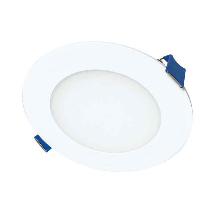 Halo 4-Inch LED smooth lens downlight with plastic housing and remote driver / junction box, 830 Lumens, 90 CRI, field selectable 2700K, 3000K, 3500K,