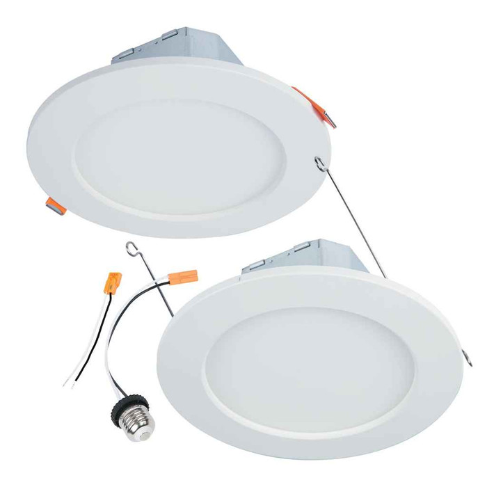 Halo 6 inch 2-in-1 Installation 900lm, 5CCT, integrated JBox, Matte White