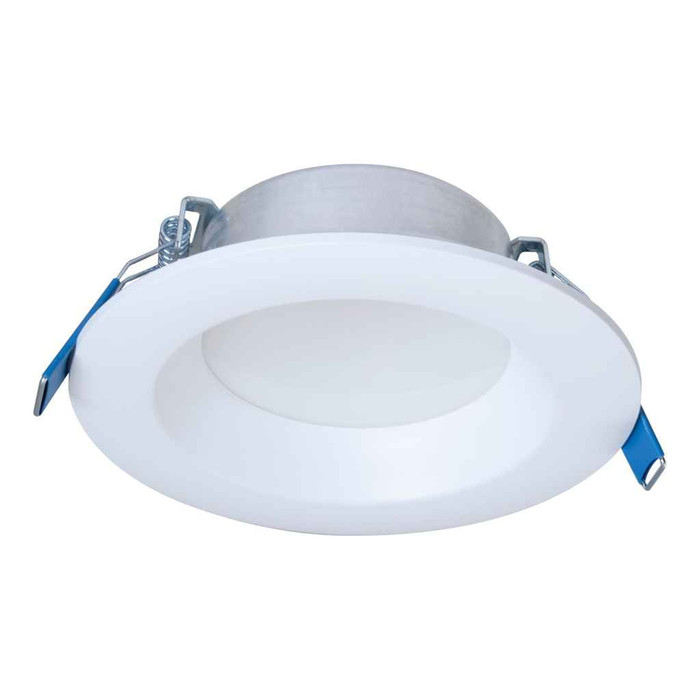Halo 4-inch LED Direct Mount module, baffle trim,600 Lumens,90 CRI,Selecctable,120V,Recyclable, Matte White finish