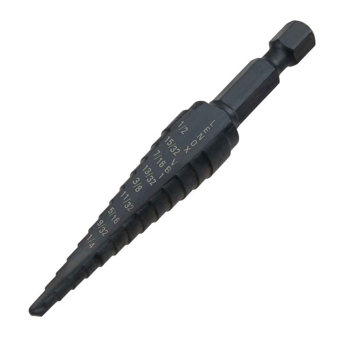 Lenox LENOX Step Drill Bit, 1/8 To 1/2 Inch
