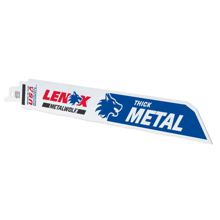 Lenox LENOX Lazer Metal Cutting Reciprocating Saw Blade, Bi-Metal, 9-Inch, 14 Tpi, 5/Pk