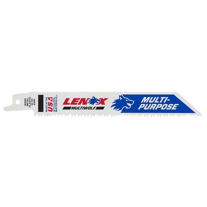 Lenox LENOX 20562-610R 6" 10Tpi Wood Cutting Reciprocating Saw Blade - 5 Pack