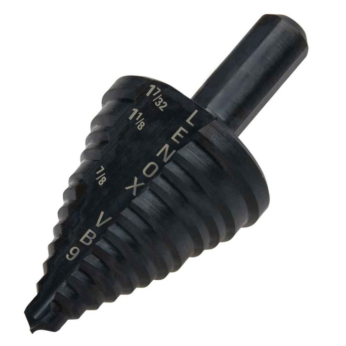 Lenox LENOX 30909-Vb9 Vari-Bit 7/8-Inch, 1-1/8-Inch And 1-7/32-Inch Step Drill Bit With 3/8-Inch Shank