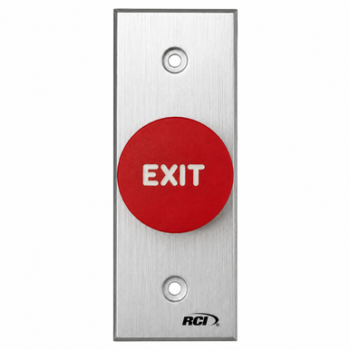 RCI 918 Tamper-Resistant Exit Button Red | ZenSupply