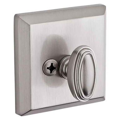 Baldwin Reserve Patio Deadbolt - Square Contemporary Bright Chrome Finish