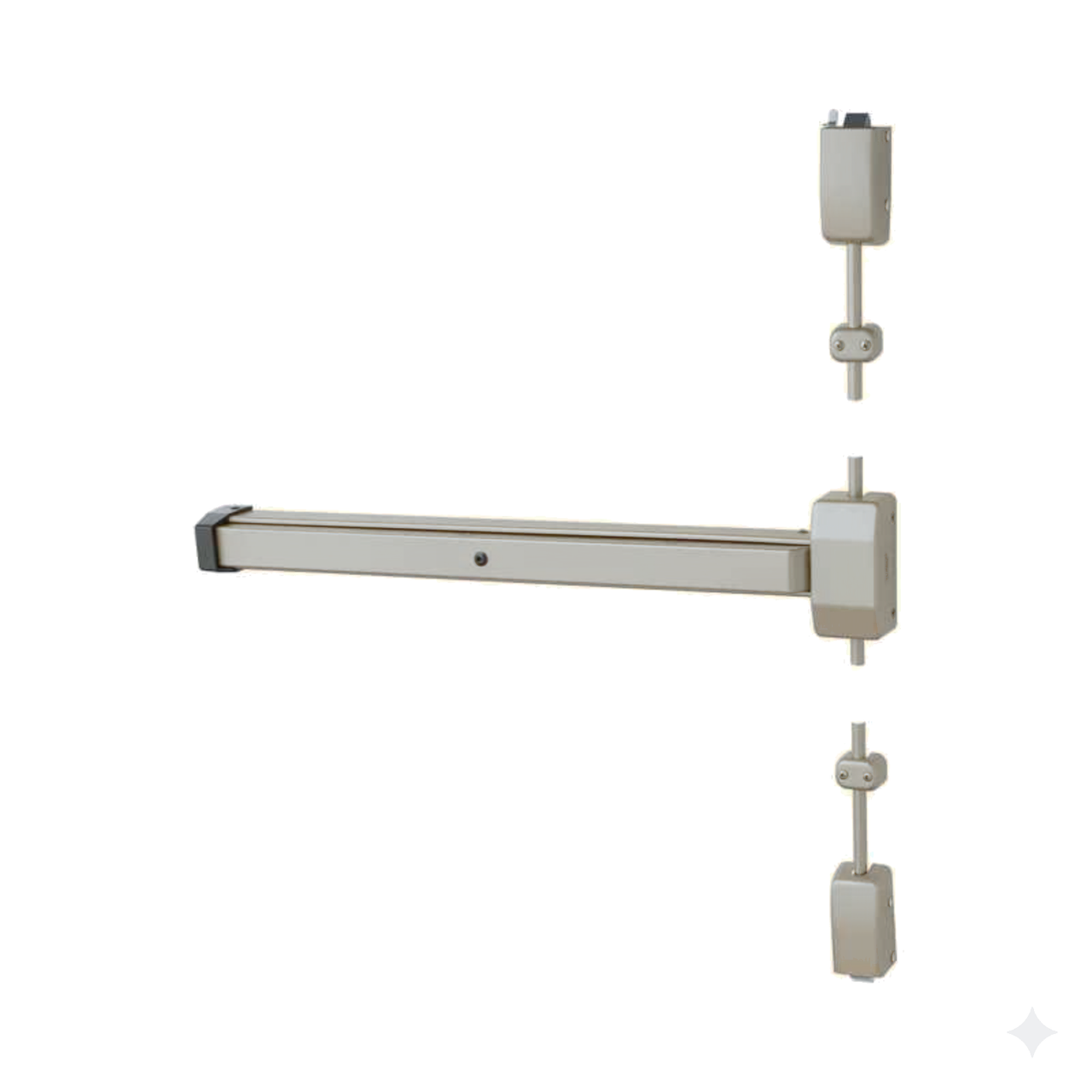 Sargent — Sargent 2727 Reversible Surface Vertical Rod Exit Device - Grade 1 Fire Rated