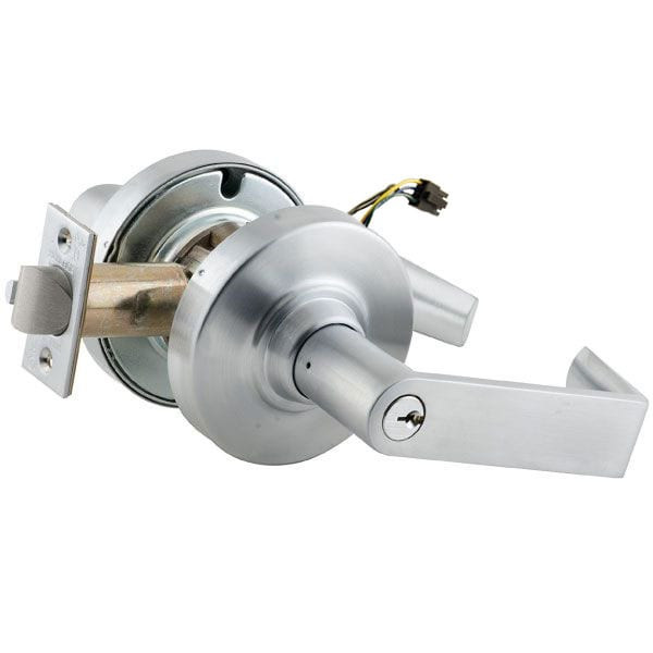 Schlage ND80PDEU - Storeroom Lock, Electrically Unlocked (Fail Secure) - Grade 1 Cylindrical Keyed Lever Lock