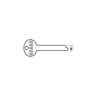 Sargent & Greenleaf 9500-026 Guard Key #4, Cut Guard Key For Safe ...