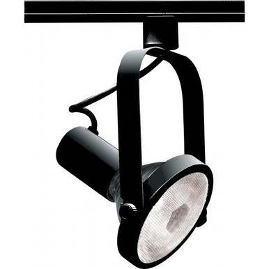 NUVO Lighting TH225 1-Light, PAR38, Track Head, Gimbal Ring, Black Finish