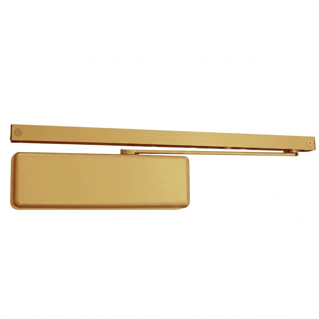 LCN 4040XPT Heavy Duty Cast Iron Door Closer with All-Weather Liquid X Fluid, Plated Finish