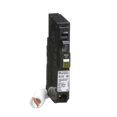 Square D QO 20A 1-Pole Combination Arc-Fault Circuit Breaker