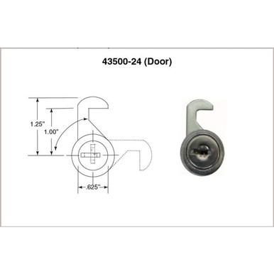 Bobrick B-43500-24 Lock & Key
