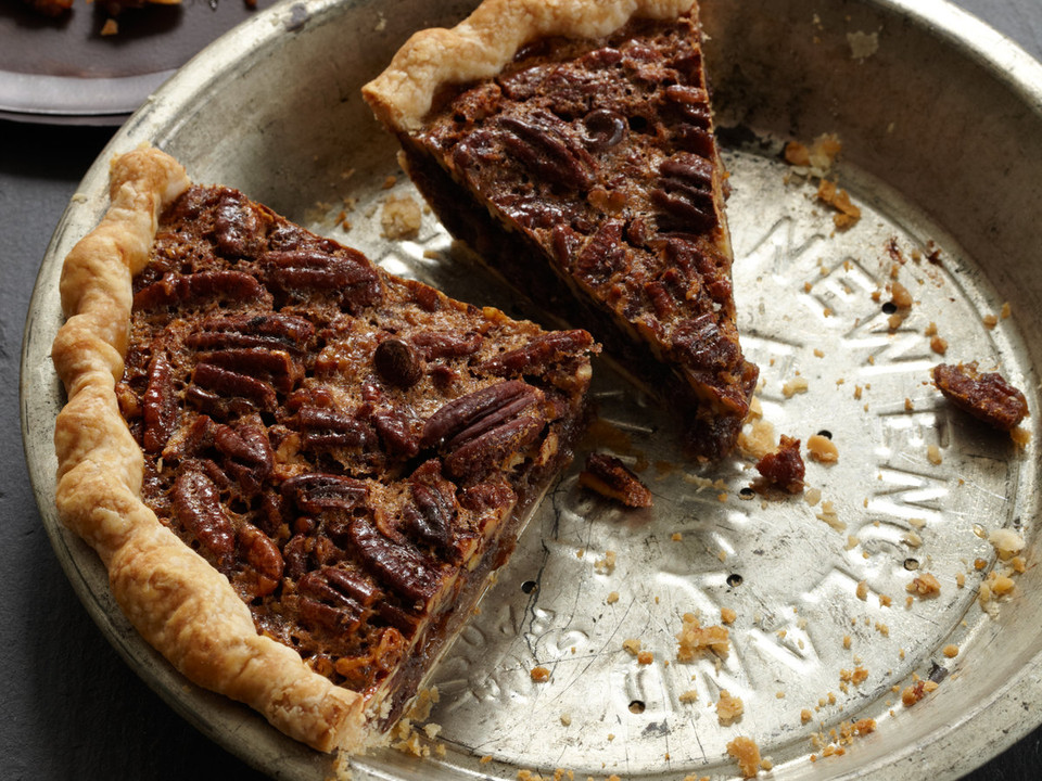 Smoked Bourbon Pecan Pie