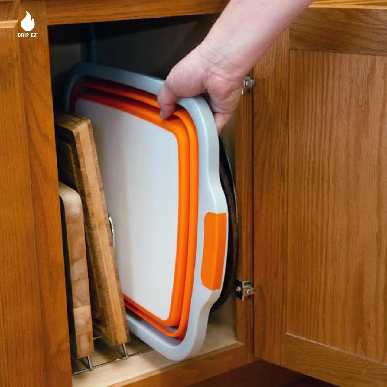 Drip EZ XL Prep Tub Locking Lid V2 - Orange